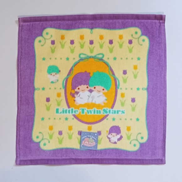 Hand/face towel little twins Stars kiki and lala Sanrio - Picture 1 of 4